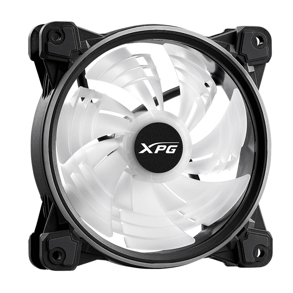 Ventilador para Gabinete XPG Hurricane 120mm, ARGB Led de Doble Anillo, HURRICANE120ARGBPWM-BKCWW - Image 3