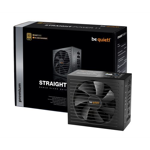Fuente de poder 650W Certificacion 80+ Gold Be Quiet! Straight Power 11 - BN618 /