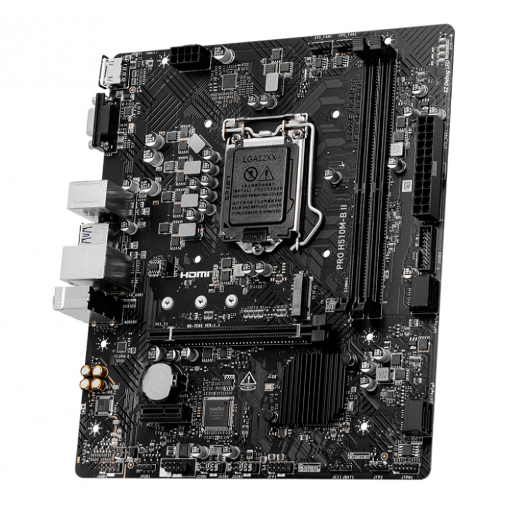 Tarjeta Madre MSI PRO H510M-B II, Micro-ATX, LGA 1200, Intel H470, Up to 64GB DDR4, HDMI, PRO H510M-B II - Image 3
