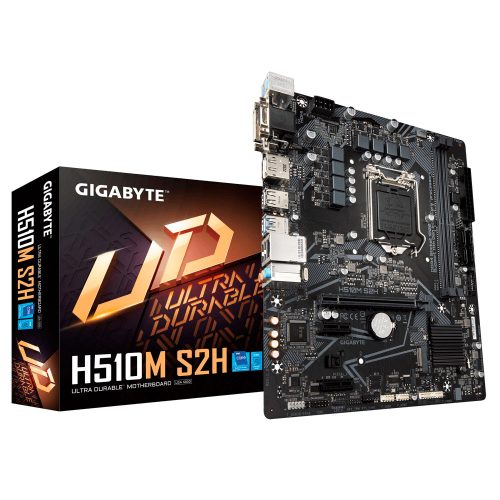 Tarjeta Madre Gigabyte H510M S2H Socket LGA1200 Intel H510 Micro-ATX, DDR4, Intel Core 11th Generación