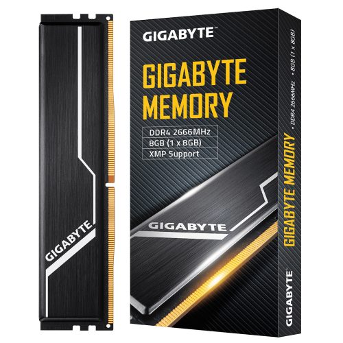 Memoria RAM DDR4 8GB 2666MHz Gigabyte Memory, 1x8GB, GP-GR26C16S8K1HU408 /MAX. 1 X CLIENTE