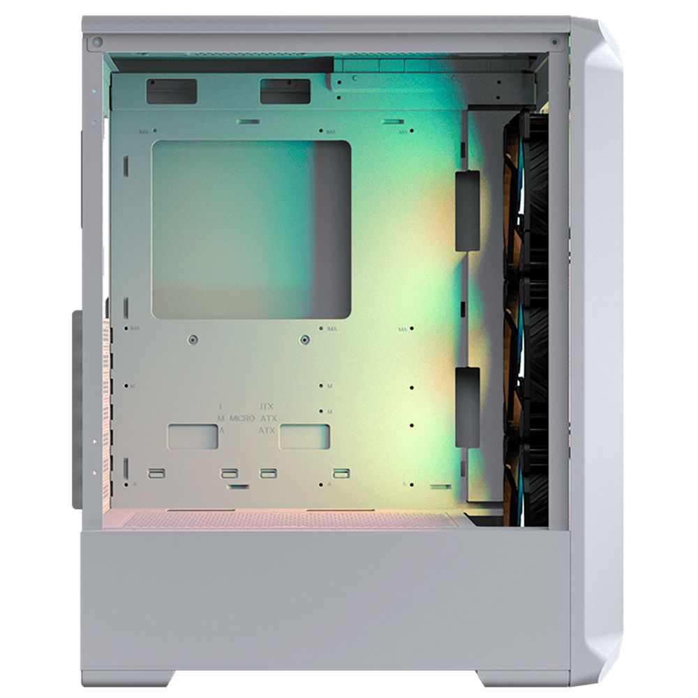 Gabinete Cougar Archon 2 Mesh RGB White, Panel frontal Mesh, Panel lateral Cristal Templado, 3 Ventiladores ARGB incluidos, 385CC50.0002 - Image 6