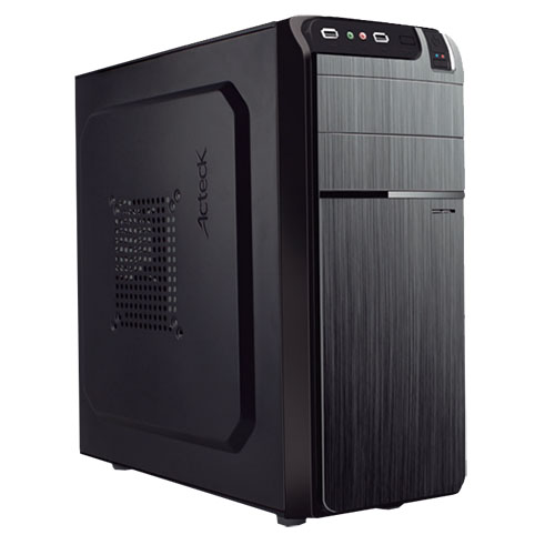 Gabinete Acteck KIRUNA, USB 2.0, HD Audio, Fuente de 500W, AC-05008