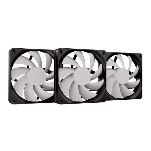 Kit de 3 Ventiladores Hyte Flow FA12, 120x120x 25 mm, 1500 RPM, FAN-HYTE-001