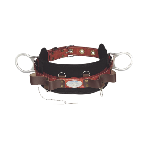 TULMEX 5271-48 Cinturón de Liniero de Lujo, Fabricado en Poliéster, con 2 Anillos tipo D, Talla 48.