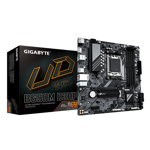 Tarjeta Madre Gigabyte B650M D3HP, mATX, AM5, AMD B650, HDMI, Up To 192GB DDR5, B650M D3HP
