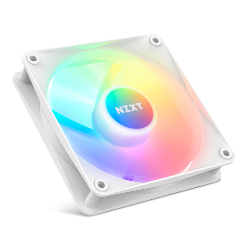 Ventilador NZXT RF-C12SF-B1, 120mm, 500-1800RPM, White, RF-C12SF-W1