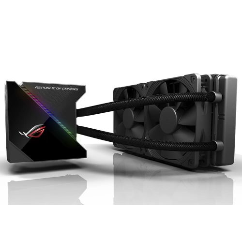 Sistema de Enfriamiento Liquido AIO Asus ROG Ryujin 240 - 240mm RGB Aura Sync Intel y Amd (Listo para Ryzen y TR4)