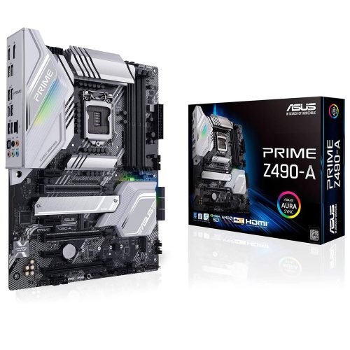 Tarjeta Madre Asus Prime Z490-A, Socket Intel LGA1200, Z490, ATX, DDR4, Intel Core 10th Generación