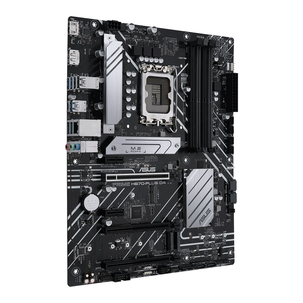 Tarjeta Madre ASUS PRIME H670-PLUS D4, Socket LGA1700 Intel H670 ATX, DDR4, Intel Core 12th Generación - Image 3
