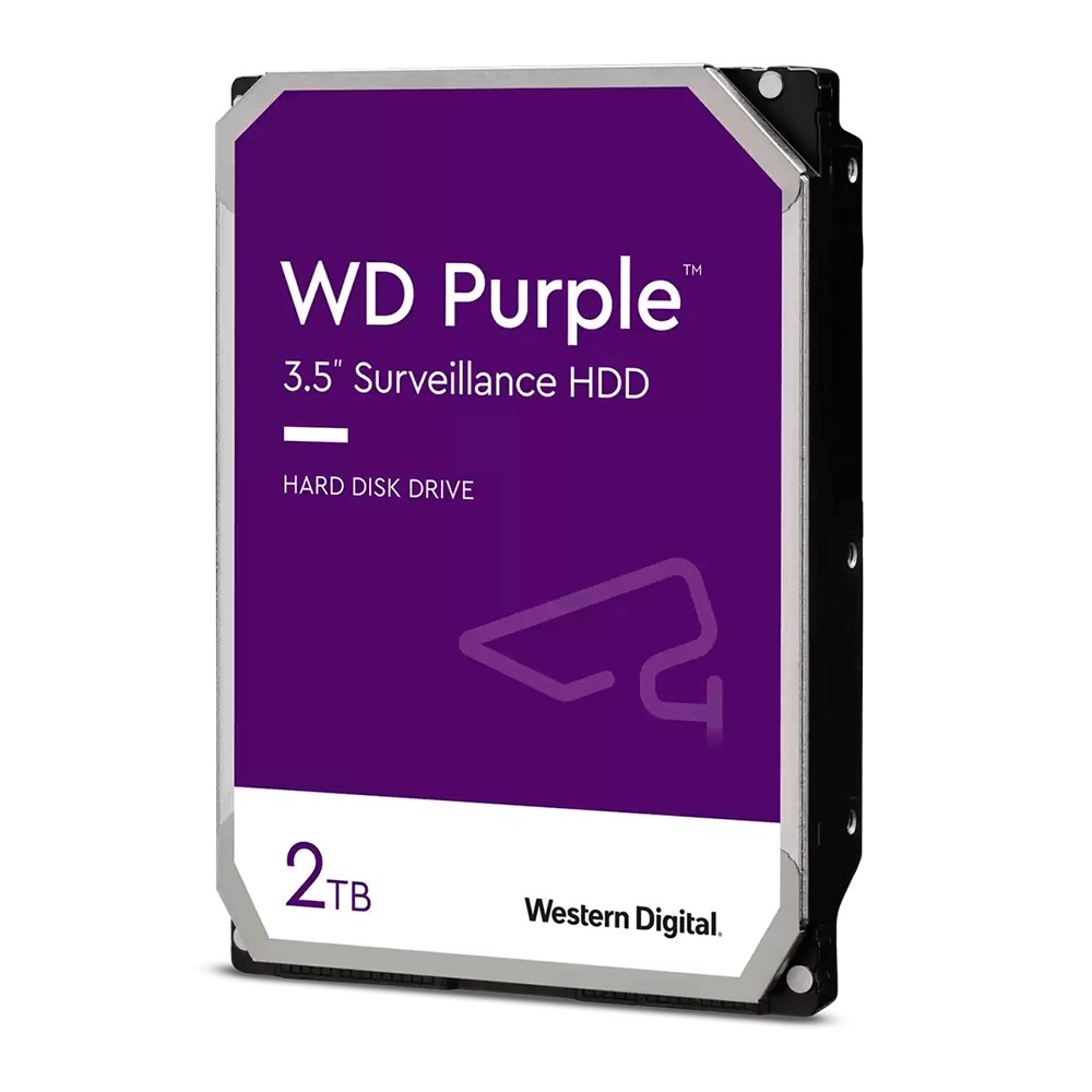 Disco Duro para Videovigilancia Western Digital WD Purple Surveillance 3.5", 2TB, SATA, 6 Gbit/s, 256MB Caché, WD23PURZ