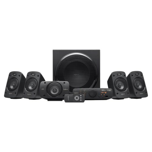 Home Theater Logitech Z906 5.1 Canales 3.5mm, RCA, Audio optico, Certificación THX/ NAVIDAD