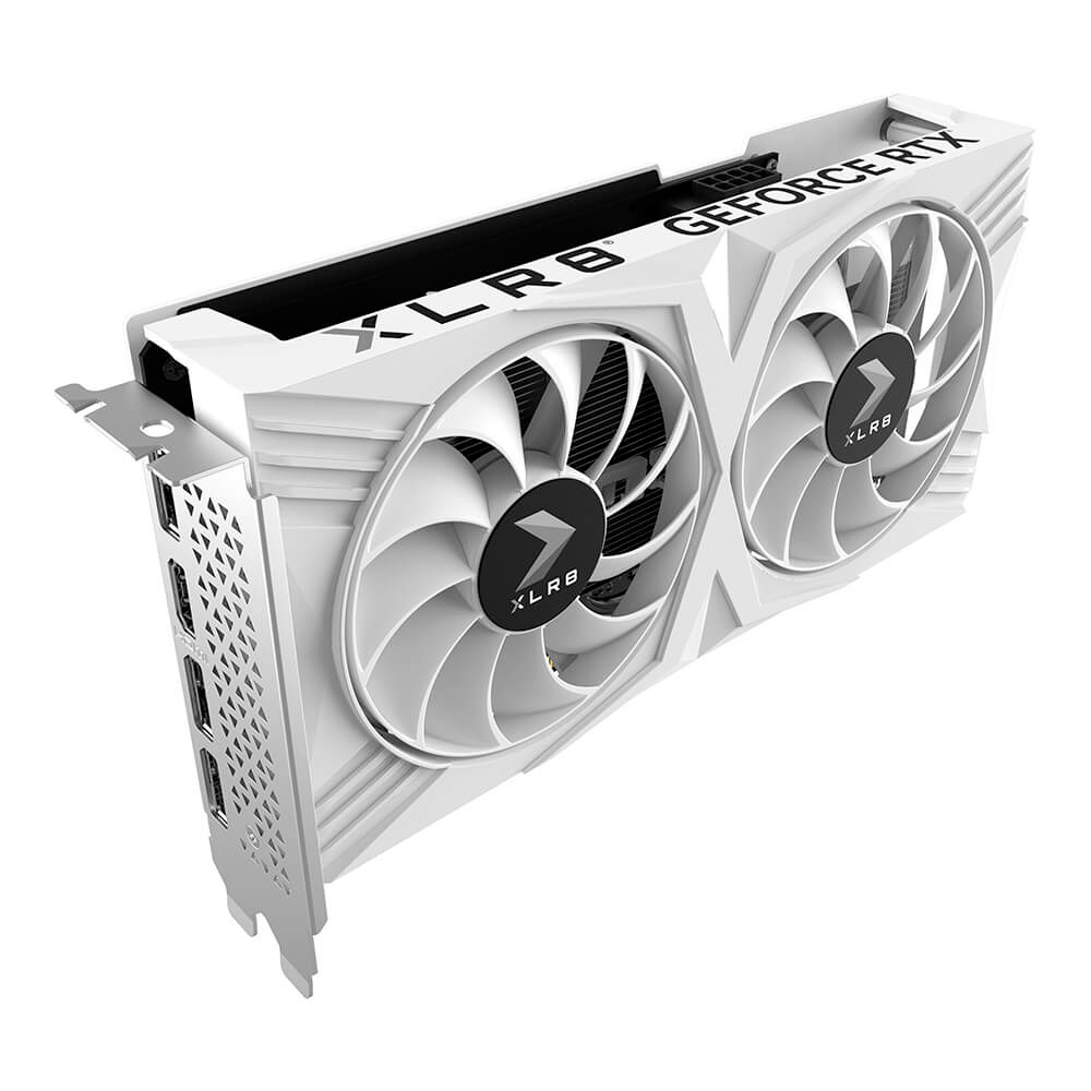 Tarjeta de Video PNY NVIDIA GeForce RTX 4060 OC XLR8 VERTO, White, 8GB, 128-bit GDDR6, PCI Express x16 4.0, VCG40608DFWXPB1-O - Image 3