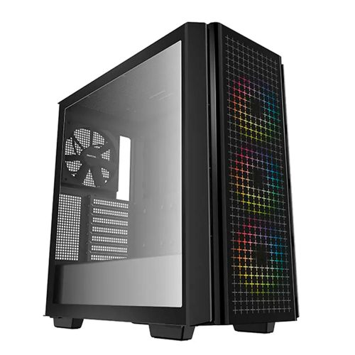 Gabinete Deepcool CG540, 3 Ventiladores RGB + 1 Ventilador, Aura Sync, Cristal Templado, R-CG540-BKA GE4-G-1 /