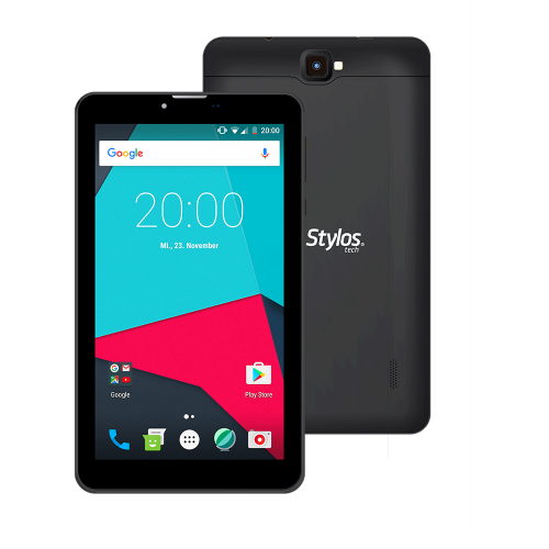Tablet Stylos Cerea 3G Negra, 7", 1GB + 16GB, Red 3G, Quad core, Wifi, Bluetooth, 2 Camaras, Android 10 Go Ed., STTA3G3B