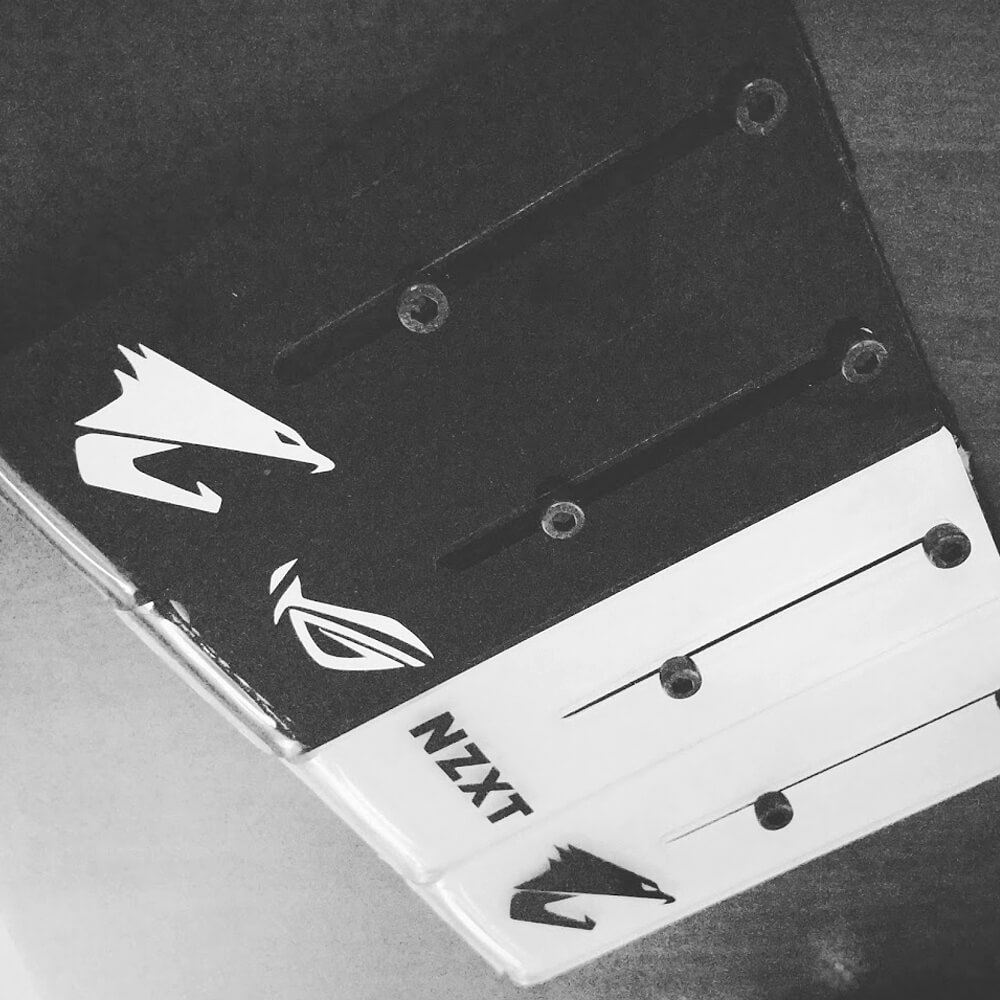 Soporte para tarjeta de video Personalizado, Compatible con cualquier gabinete y tarjeta de video, Color a elegir (blanco, rojo, negro) Articulo sobre pedido - Image 2