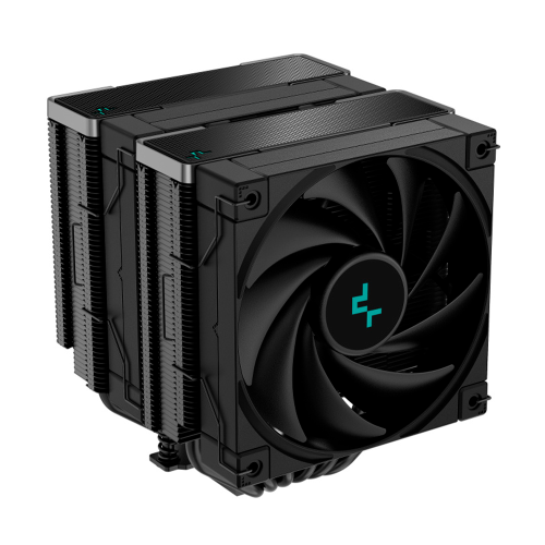 Disipador CPU DeepCool AK620 ZERO DARK, 120mm, 500-1850RPM, Negro, R-AK620-BKNNMT-G-1
