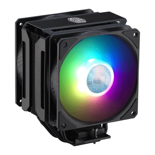 Disipador para CPU Disipador y Ventilador Led RGB para Procesador Cooler Master MasterAir MA612 STEALTH ARGB - 120mm X2 Intel y AMD, MAP-T6PS-218PA-R1