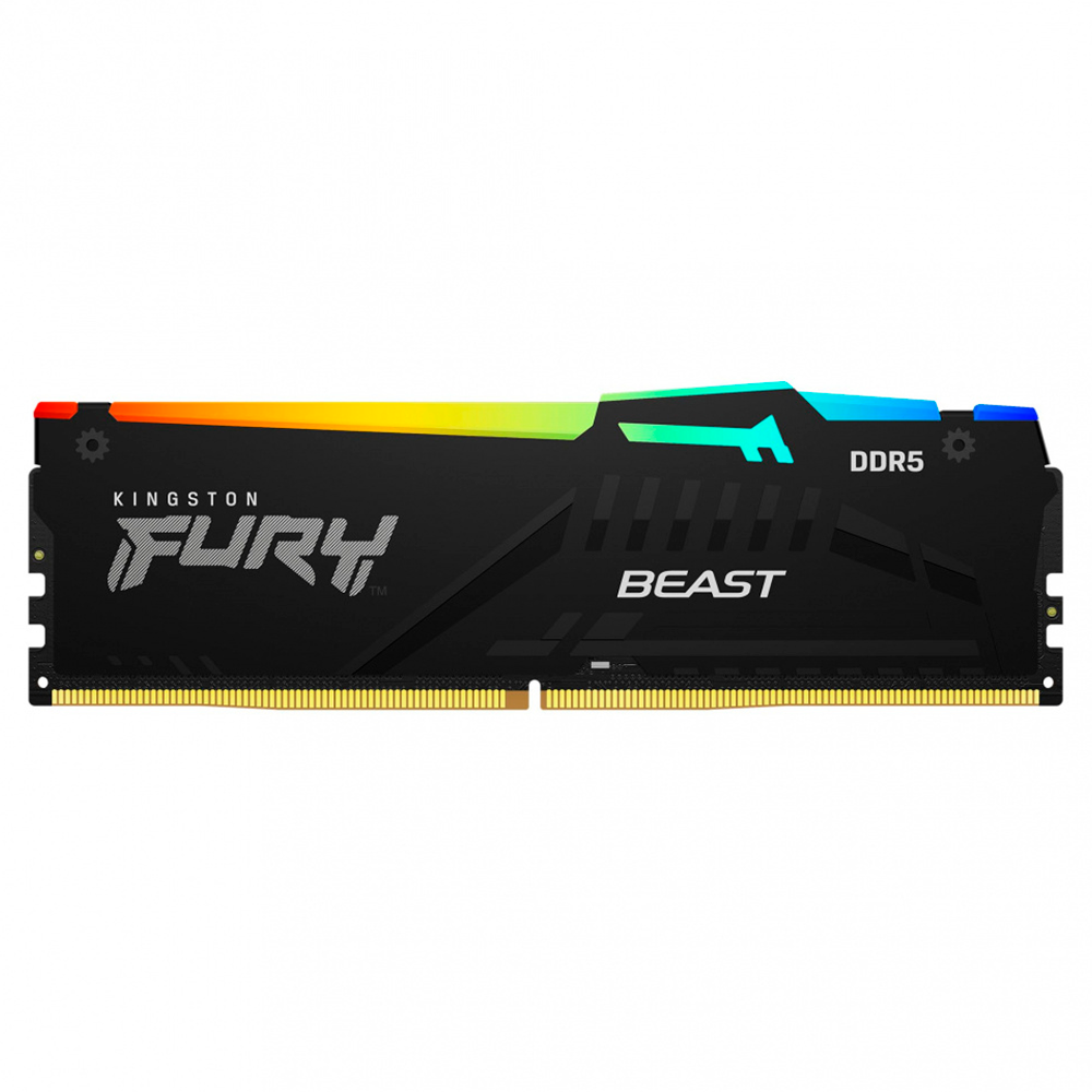 Memoria RAM Kingston Fury Beast RGB DDR5, 5600MHz, 64GB, CL36, EXPO, KF556C36BBEA-64 /MAX. 1 X CLIENTE