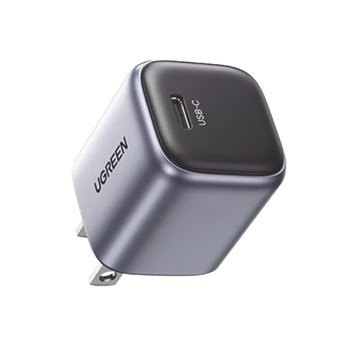 UGREEN 55527 Cargador Mini de 20W | 1 USB-C de Carga Rápida | Tecnología GaN II | Carga Inteligente | Múltiple Protección | Mayor Eficiencia Energética | Tamaño Compacto.