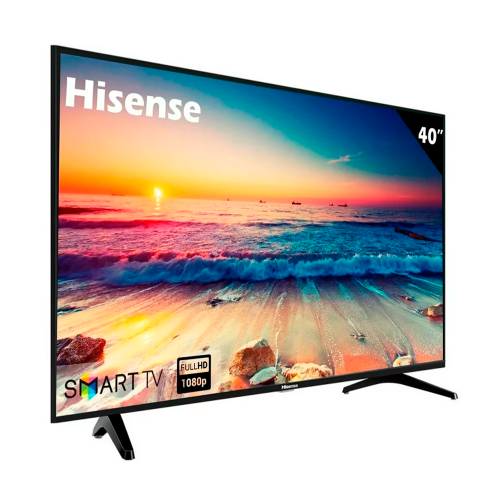 Pantalla Smart TV Hisense LED de 40 pulgadas Full HD, Con Roku TV, 40H4030F3
