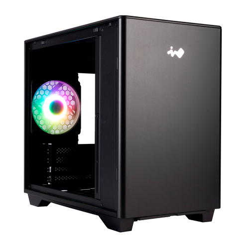 Gabinete InWin A3, Mini-Tower, Micro-ATX/Mini-ITX, USB 3.0, Sin Fuente, 1 Ventilador Instalado, Negro, A3 BLACK