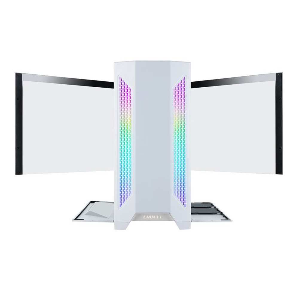 Gabinete Lian Li LANCOOL II White, LED RGB 8 Modos de iluminación, ATX, Cristal Templado, LANCOOL2-W - Image 5