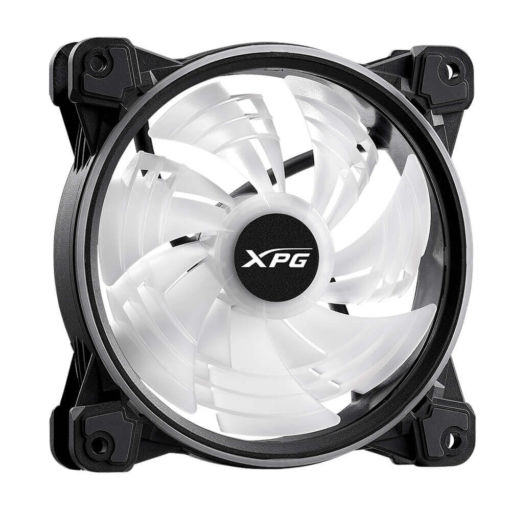 Ventilador para Gabinete XPG Hurricane 140mm, ARGB Led de Doble Anillo, HURRICANE140ARGBPWM-BKCWW - Image 4