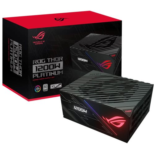Fuente de poder Asus ROG THOR 1200W, 80 Plus Platinum Full Modular, ROG-THOR-1200P
