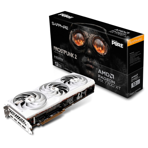 Tarjeta de Video Sapphire PURE AMD RADEON RX 7700 XT Frostpunk 2 Edition, AMD RDNA 3, 11335-08-50G