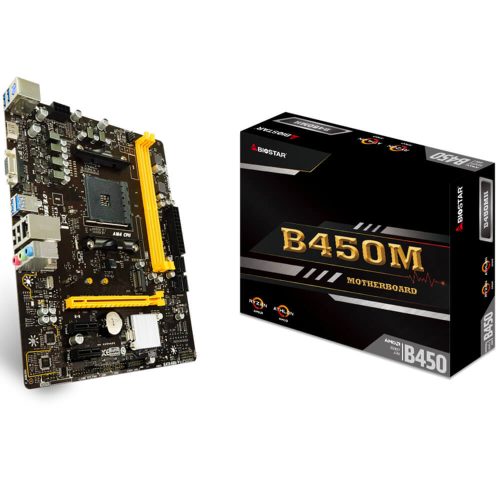 Tarjeta Madre Biostar B450MH Socket AM4 AMD Ryzen Micro ATX