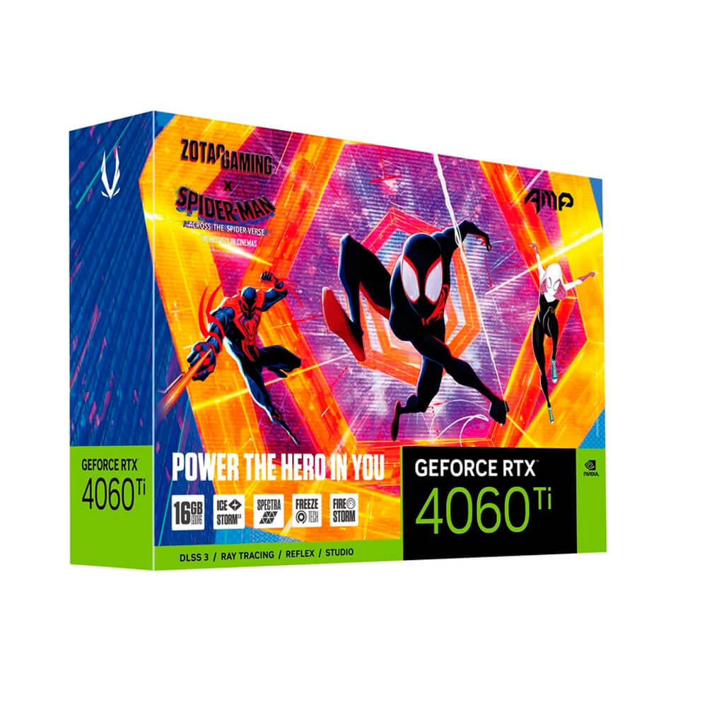 Tarjeta de Video Zotac NVIDIA GAMING GeForce RTX 4060 Ti 16GB Twin Edge OC SPIDER-MAN Across the Spider-Verse, 16GB, 128-bit GDDR6, PCI Express 4.0, ZT-D40620F-10SMP - Image 10