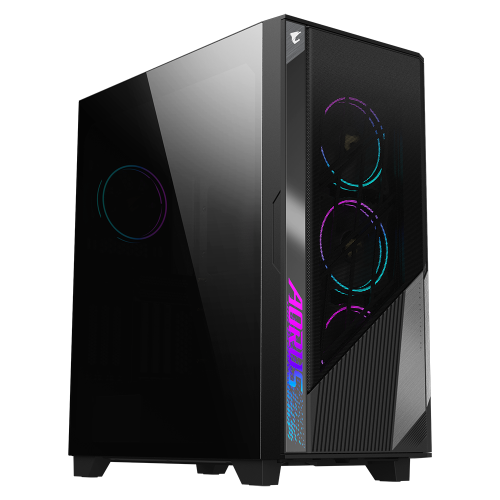 Gabinete Gigabyte Aorus C500 Glass - Negro, RGB Fusion, USB-C 3.1, HDMI, Gamer, GB-AC500G ST