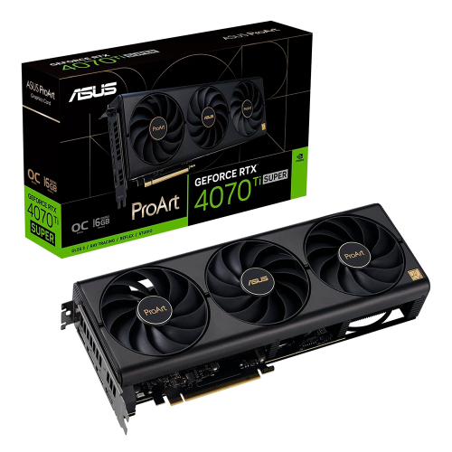 Tarjeta de Video ASUS ProArt GeForce RTX 4070 Ti Super OC Edition 16GB GDDR6X, DLSS 3, PCIe 4.0, 1 HDMI 2.1a, 3XDisplayPort 1.4a, PROART-RTX4070TIS-O16G