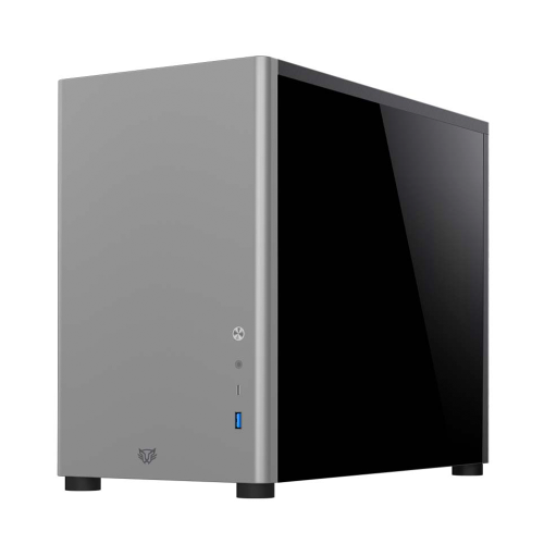 Gabinete Balam Rush Eris Special GI985, Gris, Sin Fuente, Cristal Templado, Micro-ITX, BR-935371