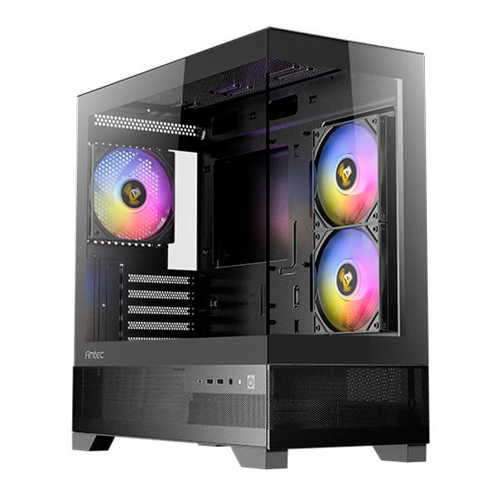 Gabinete Antec CX500M ARGB, Mini-Tower, Micro-ATX/Mini-ITX, USB 3.0, 3 Ventiladores Instalados, Negro, CX500M ARGB