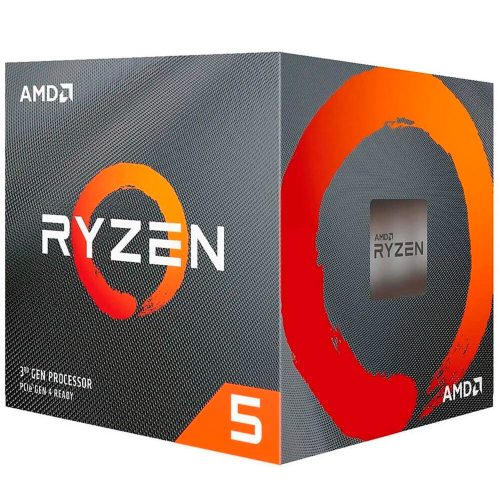 Procesador AMD Ryzen 5 3600, 6 Core, 12 Thread, 3.6GHz, 4.2GHz Boost, TDP 65W, Wraith Stealth (Requiere Tarjeta de Video), 100-100000031BOX