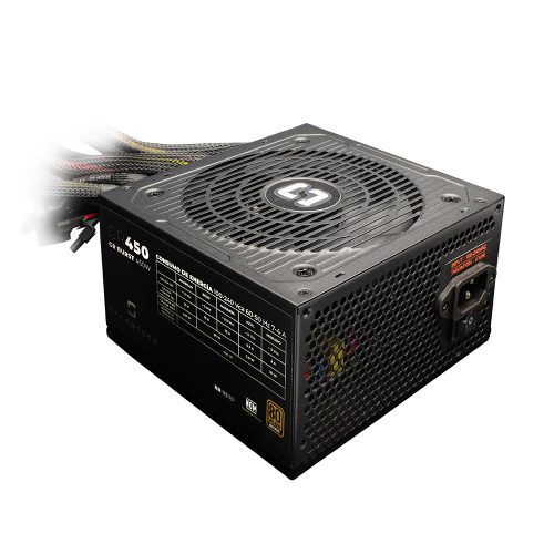 Fuente de poder Balam Rush GR450 ATX 450W Certificacion 80+ Bronze, BR-931151