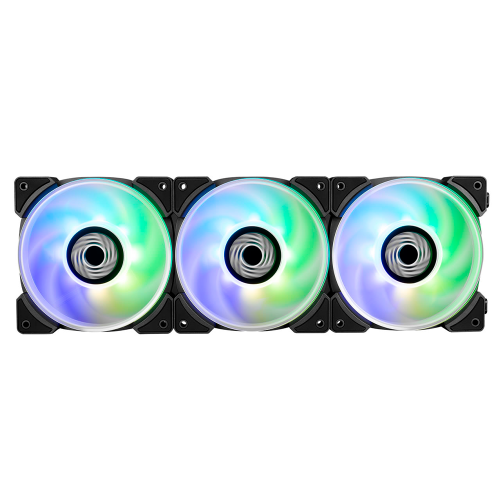 Kit 3 Ventiladores In Win LN120, 3x120mm, 2200RPM +/-10%, Negro, LN120