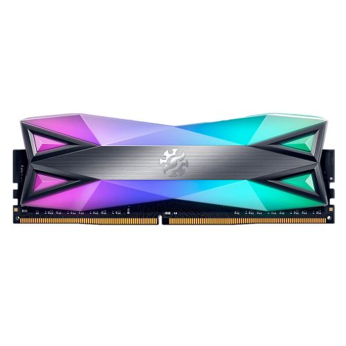 Memoria RAM XPG Spectrix D60G, Tungsten Grey, RGB DDR4, 4133MHz, 8GB, Non-ECC, CL19, XMP, AX4U41338G19J-ST60 /MAX. 1 X CLIENTE