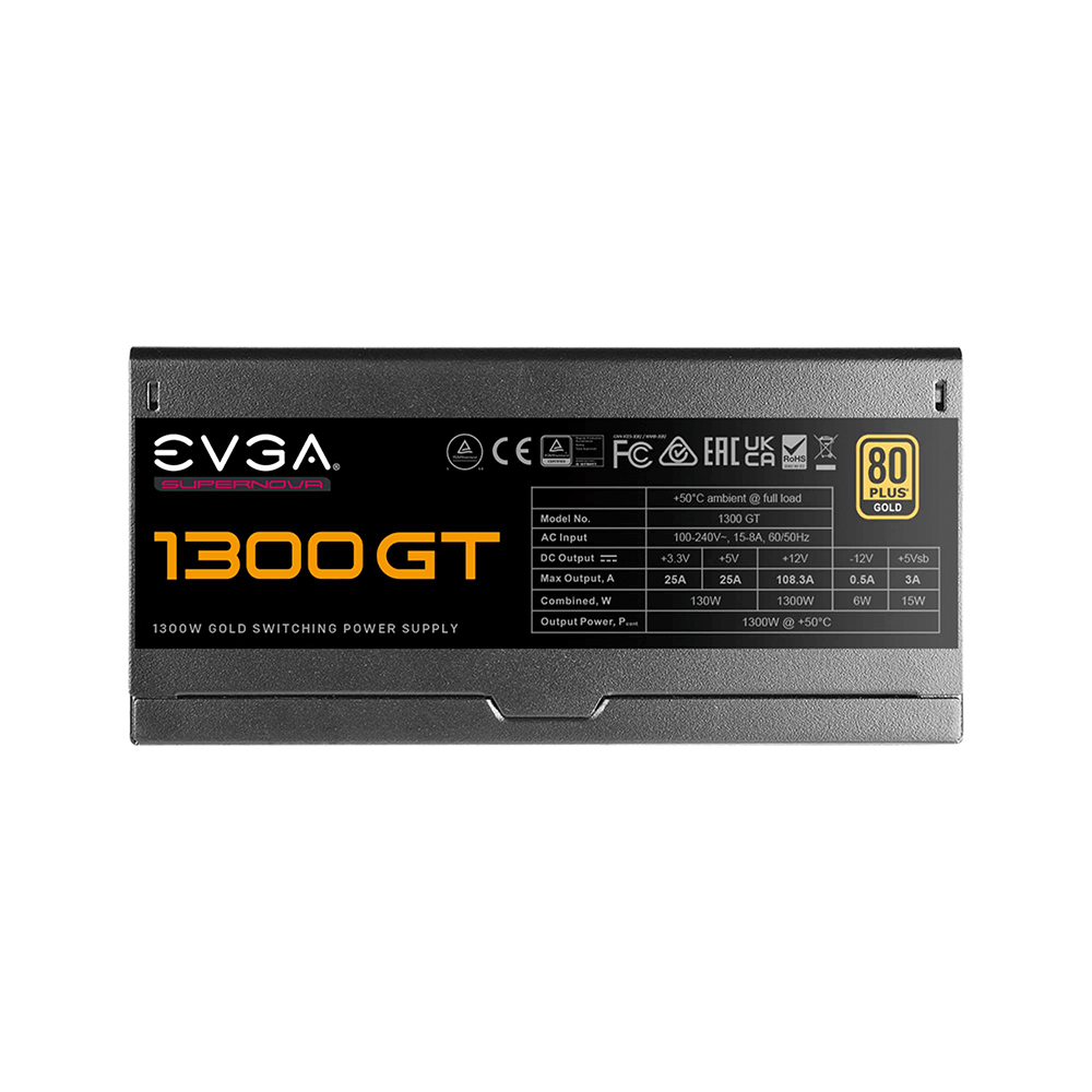 Fuente de Poder EVGA SuperNOVA 1300 GT 80 PLUS Gold, 24-pin ATX, 135mm, 1300W, 220-GT-1300-X1 - Image 5