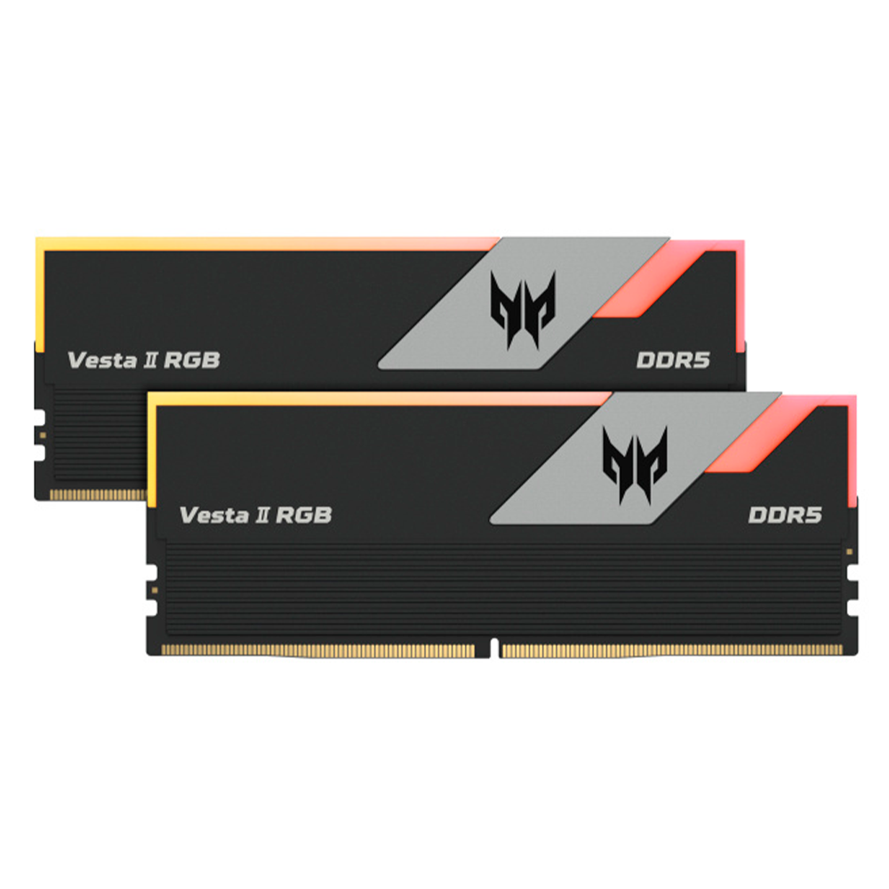 Memoria RAM Acer Vesta II RGB DDR5, 6000MHz, 32GB (2x16GB), ECC, CL38, XMP, BL.9BWWR.366 /MAX. 1 X CLIENTE