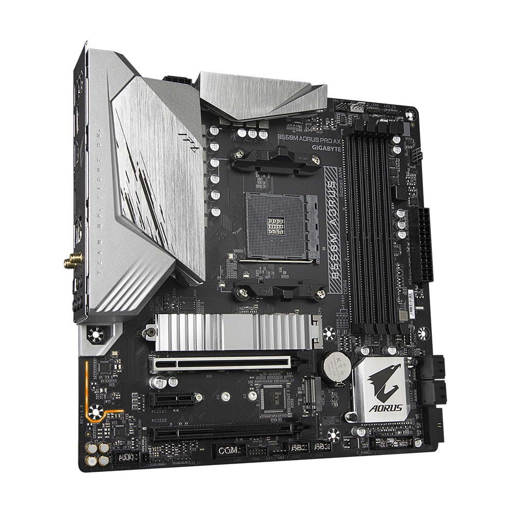 Tarjeta Madre Gigabyte B550M AORUS PRO AX, AM4, AMD RYZEN 3000 SERIES, Micro ATX - Image 3