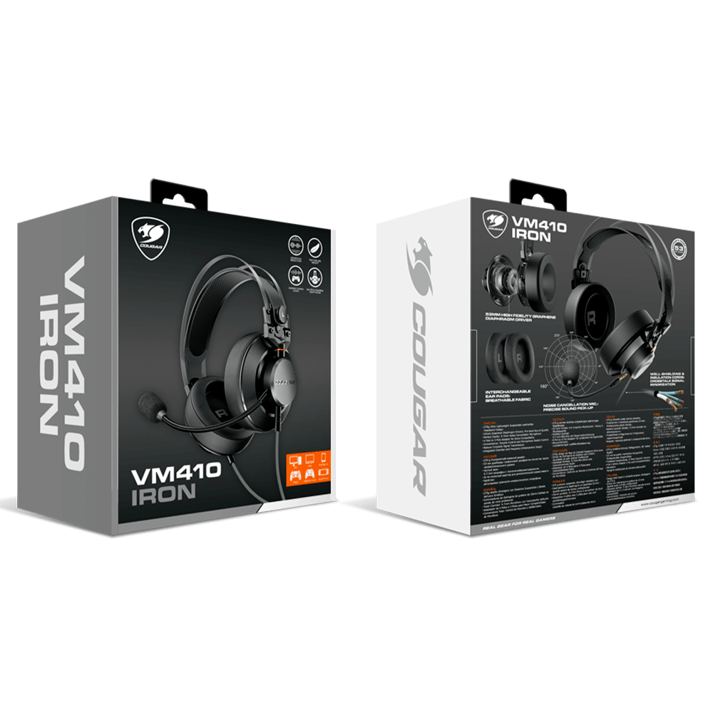 Diadema Gamer Cougar VM410 Iron, PS4, Nintendo Switch, Android - Image 8