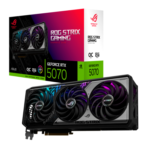 Tarjeta de Video ASUS ROG STRIX RTX 5070, 12GB, GDDR7, PCI Express Gen 5.0, ROG-STRIX-RTX5070-O12G-GAMING, RTXS50
