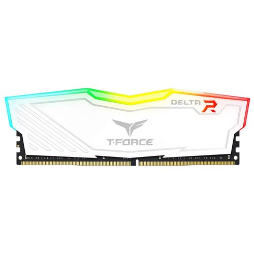 Memoria RAM 16GB DDR4 TeamGroup T-Force Delta RGB 3000Mhz White, TF4D416G3000HC16C01 /MAX. 1 X CLIENTE