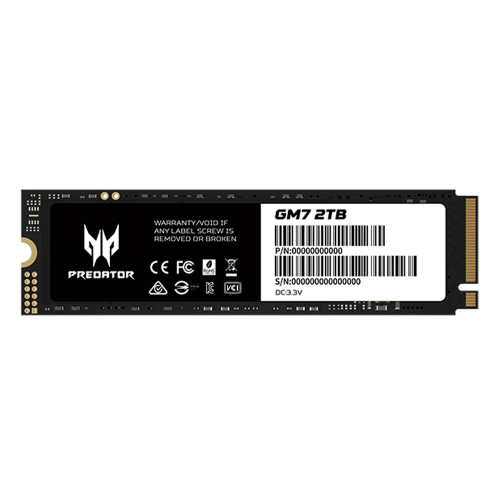 Unidad de Estado Sólido Acer GM7 NVMe, 2TB, PCI Express 4.0, M.2, GM7-2TB /MAX. 1 X CLIENTE