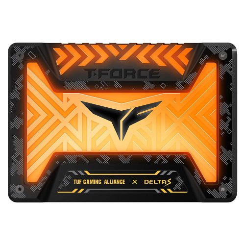 Unidad de estado solido SSD 500GB 2.5" SATA 3 TeamGroup TUF Delta S RGB SSD Black, Aura Sync, T253ST500G3C312 /MAX. 1 X CLIENTE