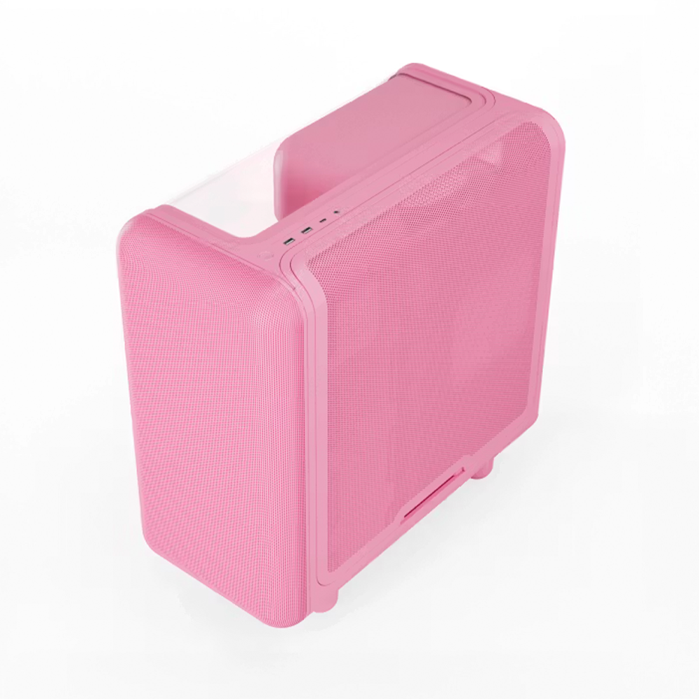 Gabinete Hyte X50, Mid Tower, ATX/EATX/Micro-ATX/Mini-ITX, 1x USB 3.2 Gen 2x2 Tipo-C, Vidrio Acústico Laminado, Strawberry Milk, CS-HYTE-X50G-SM - Image 2