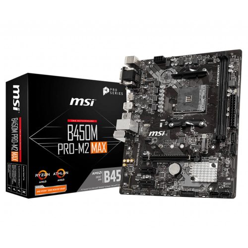 Tarjeta Madre MSI B450M PRO-M2 MAX Socket AM4 AMD Ryzen Micro ATX, B450M PRO-M2 MAX